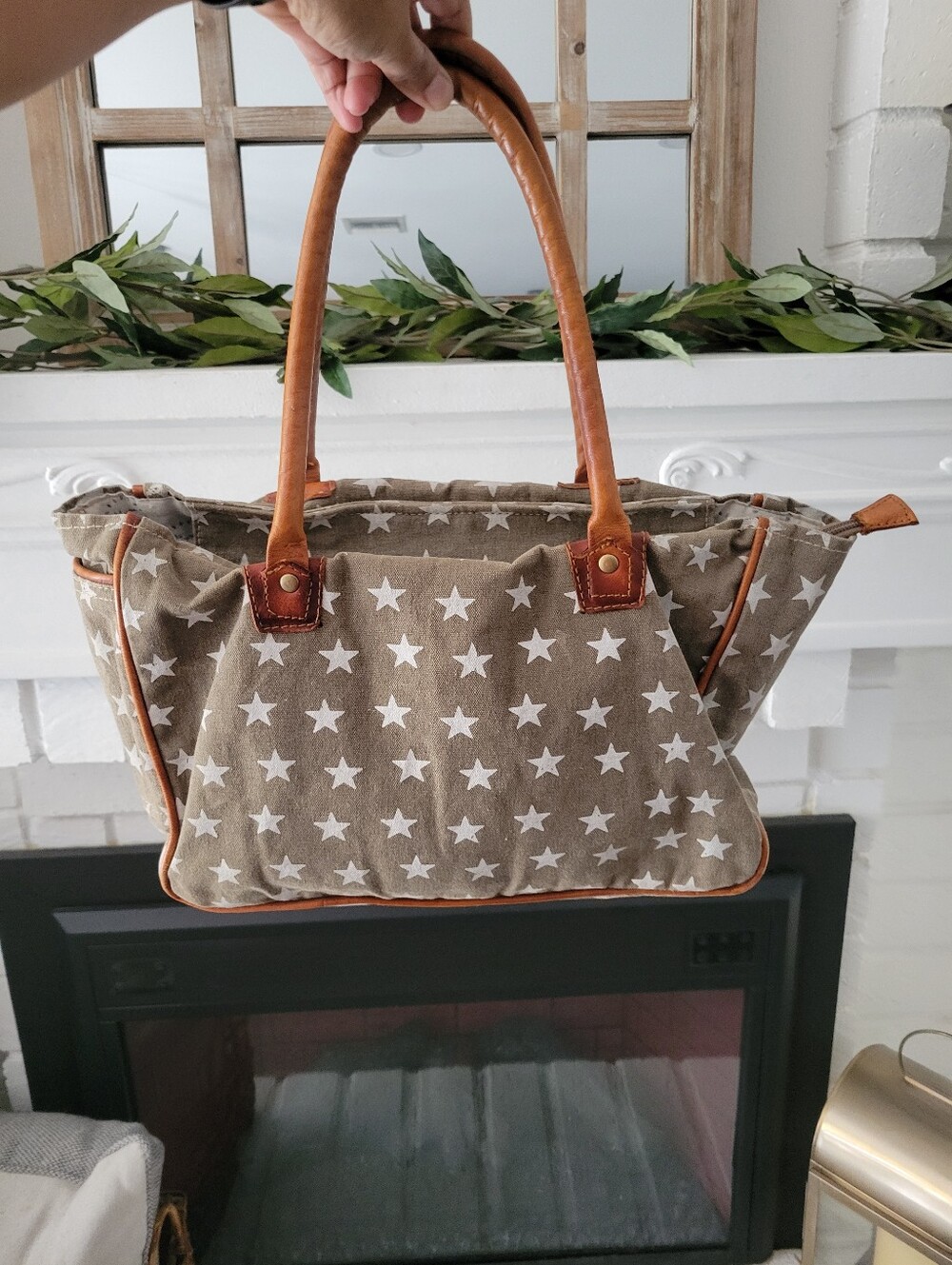 Myra Bag Freedom Of Star Small Bag With Leather Tan Straps